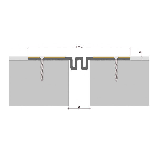 Inernal dilatation profile Aquastop ДПВ-8/050 ПП-88-СО