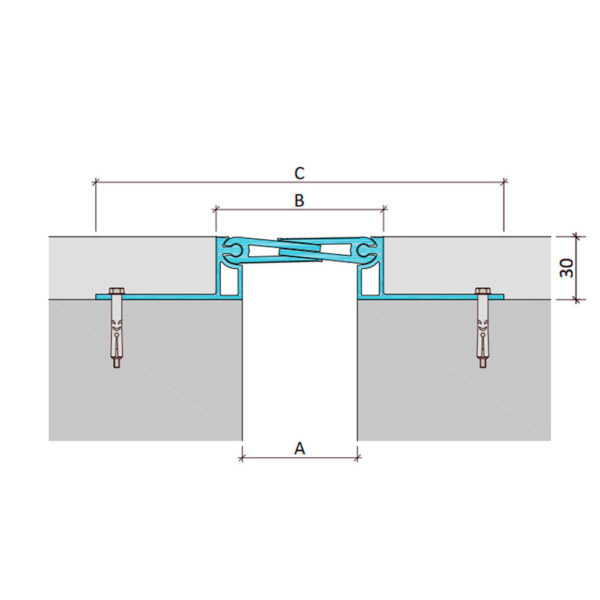 Inernal dilatation profile Aquastop ДША-30/180