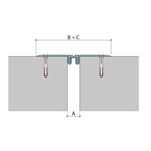 Накладное dilatation profile Aquastop ДШЛ-0/020