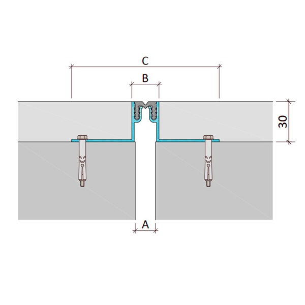 Inernal dilatation profile Aquastop ДШЛ-30/035