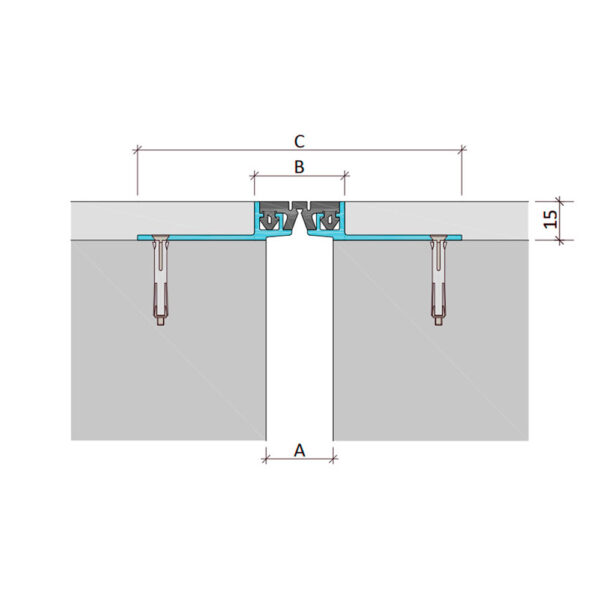 Inernal dilatation profile Aquastop ДШВ-15/050 В2-060