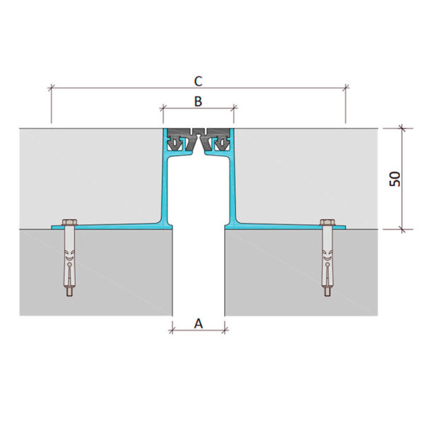Inernal dilatation profile Aquastop ДШВ-50/060 В0-068