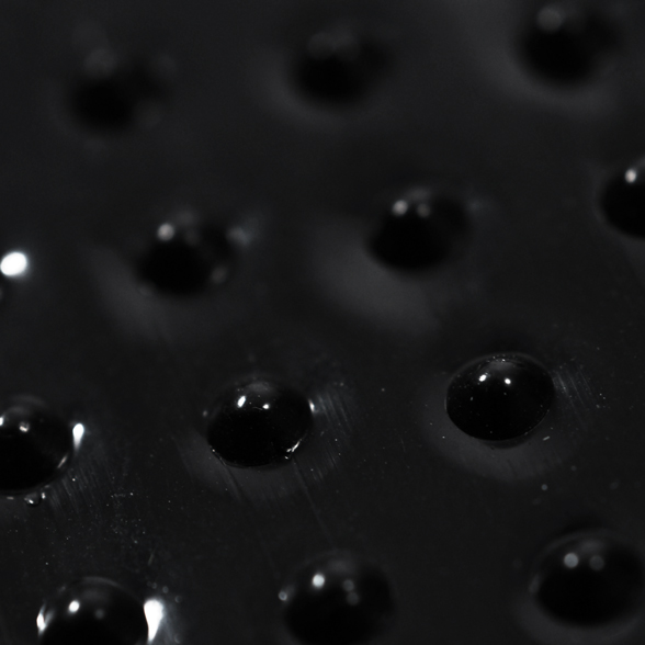 Geomembrane shaped studded
